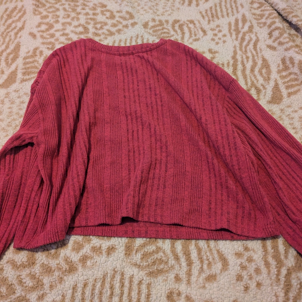 MagentPearl Embellished Ribbed Knit Sweater | Soft Girl • Coquette • Cozy Chic - Picture 5 of 7